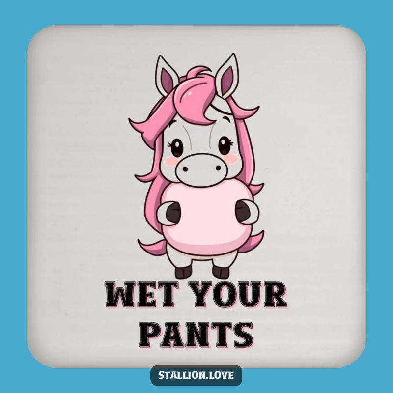 Funny Horse Whoopee Cushion Coaster: Protect Surfaces with Prankster Comedy