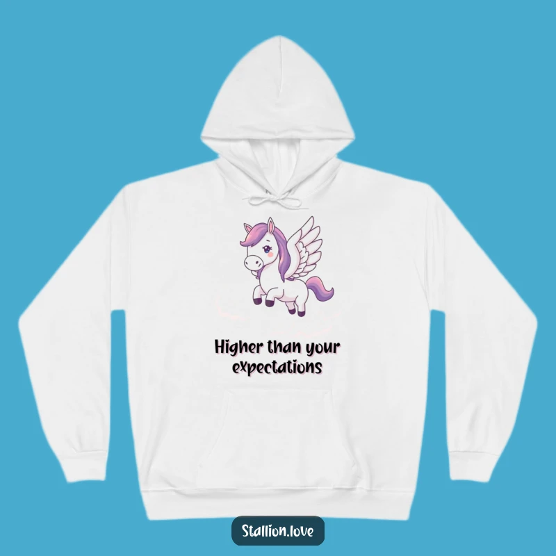 Funny Winged Horse Hoodie: Cozy & Magical Flight Apparel