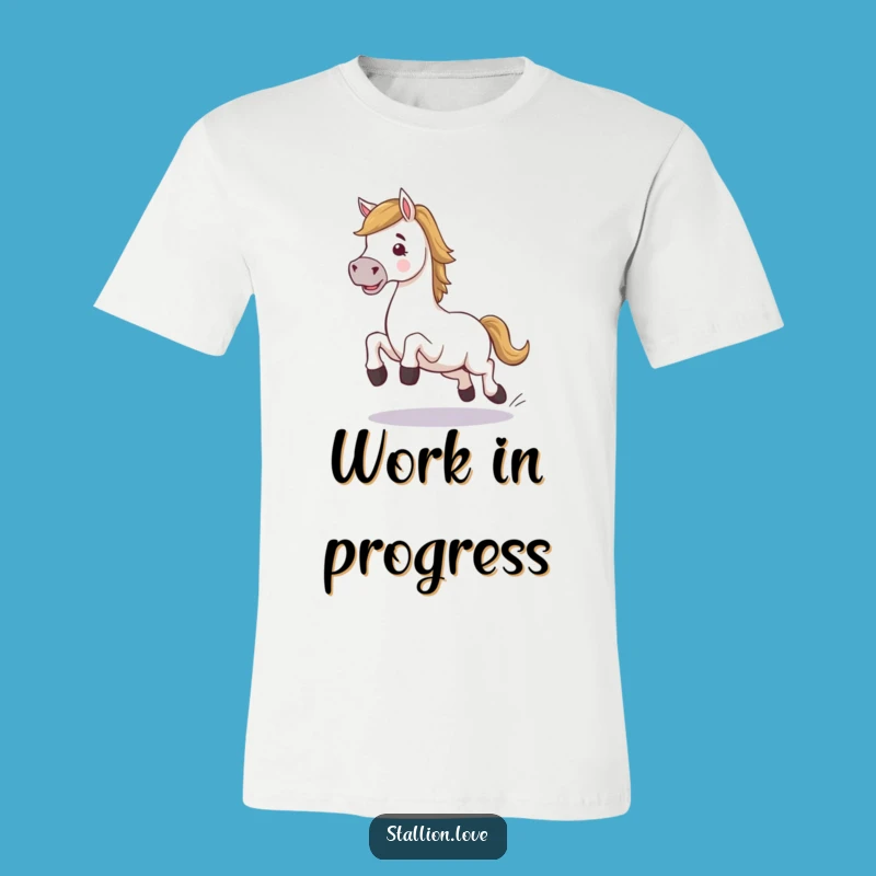 Funny Horse Stumble T-Shirt: Hilarious Equestrian Mishap Gift